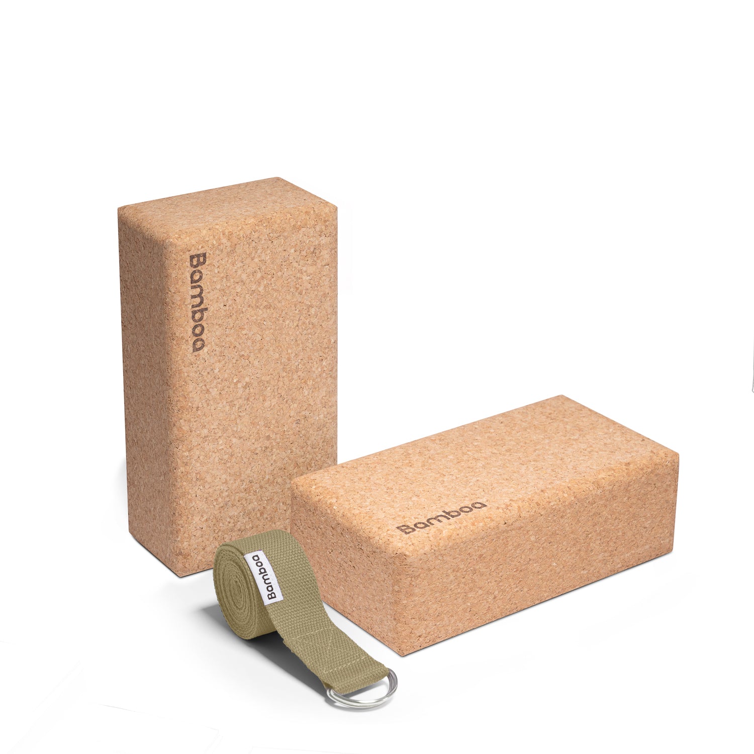 Bamboa Yoga Bloques Set Corcho