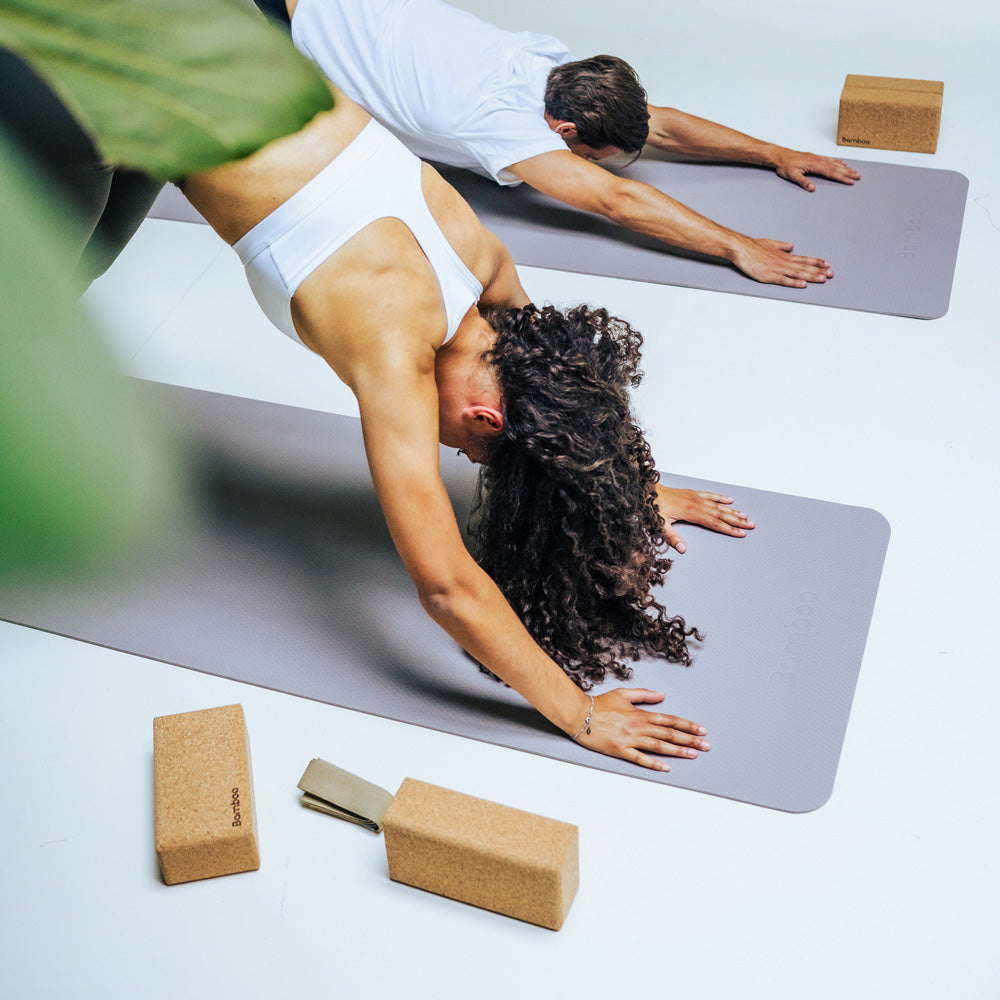 Bamboa Yoga bloques Set Arena Beige Espuma