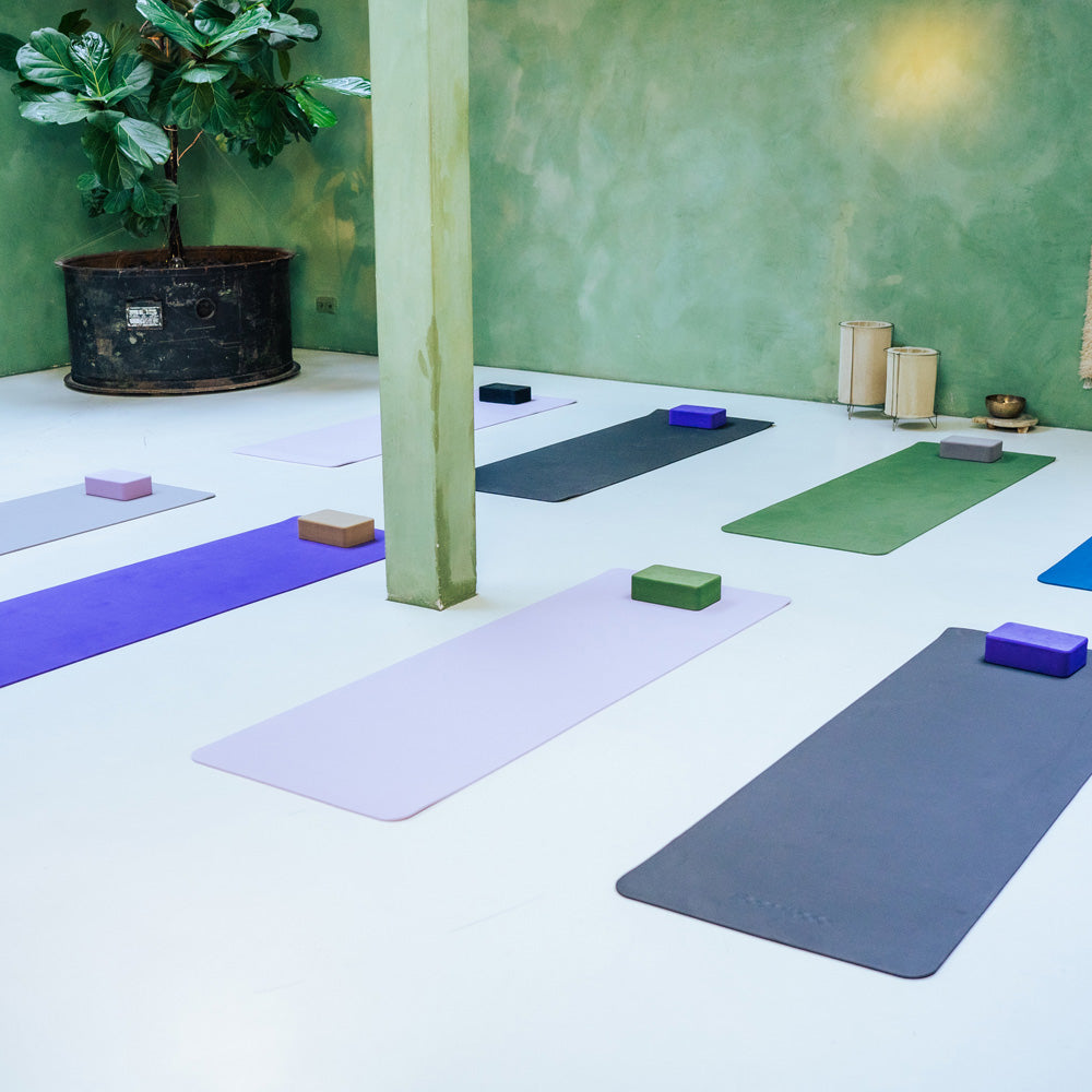 Bamboa Bloques de Yoga Set Espuma Verde